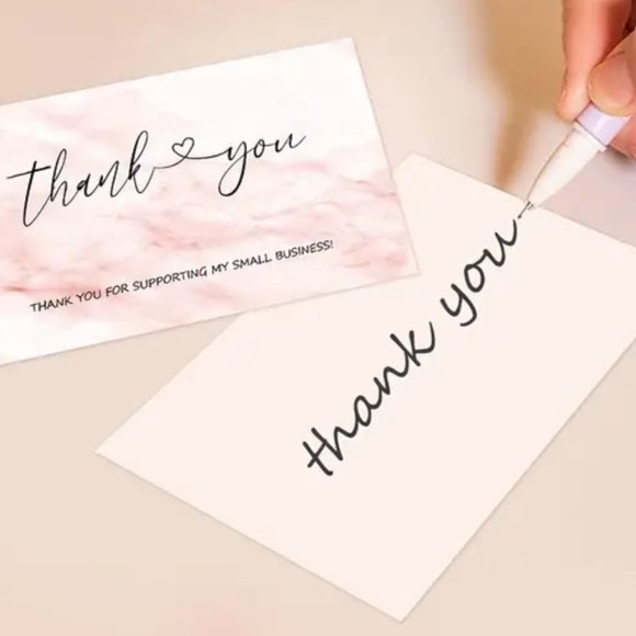 50 pcs Thank you cards - Picture 2 of 3
